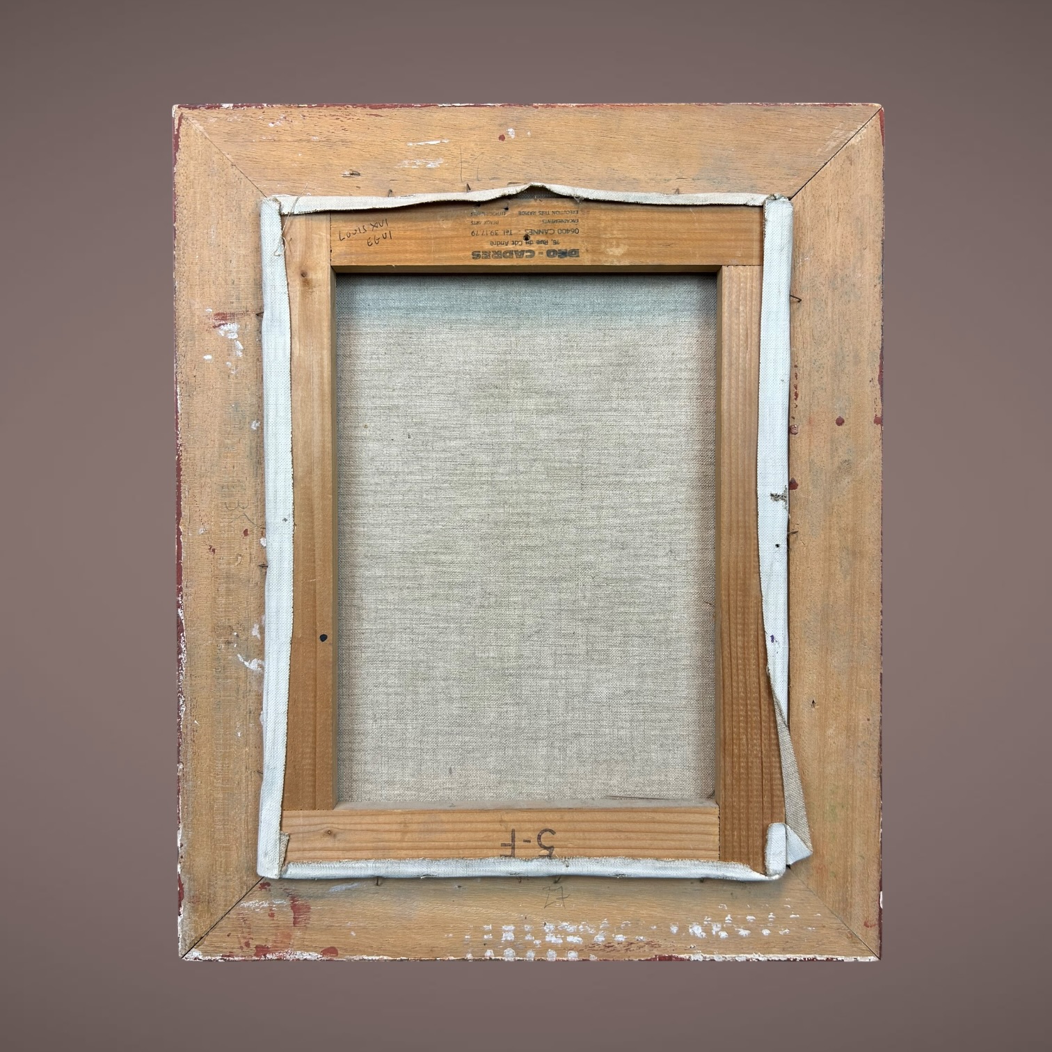 Peinture au couteau bouquet de fleurs Adrien Lechaire 1975 - Image 2