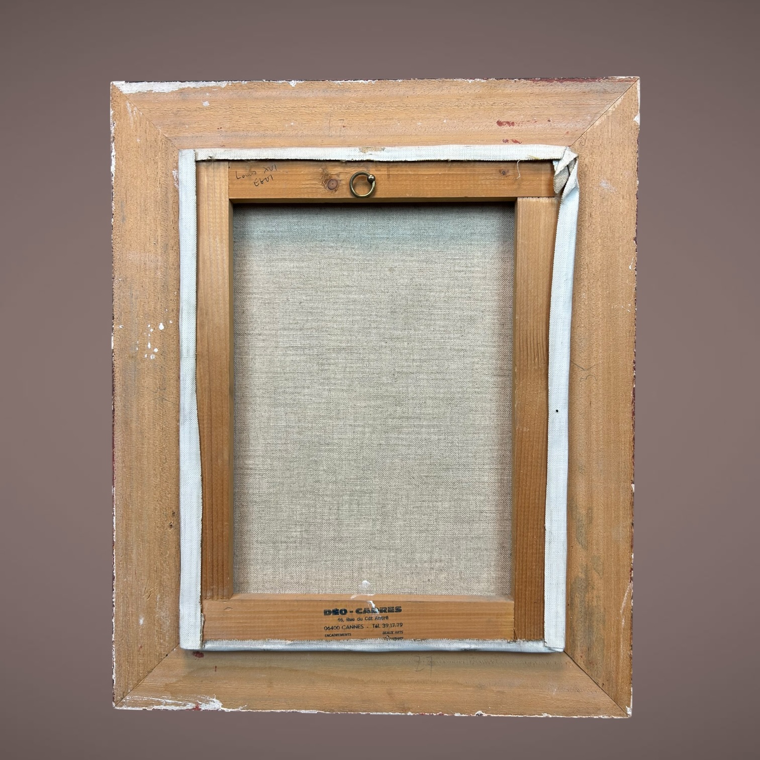 Peinture au couteau bouquet de fleurs Adrien Lechaire 1975 - Image 2