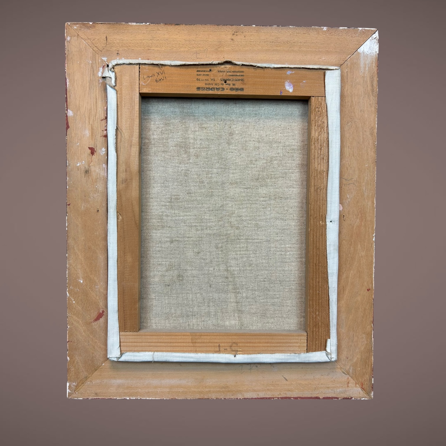 Peinture au couteau bouquet de fleurs Adrien Lechaire 1975 - Image 2