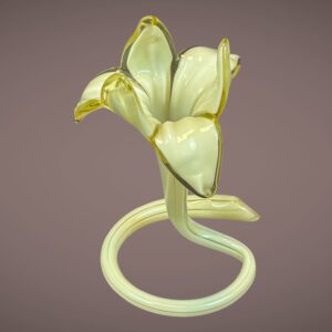 Vase soliflore en verre Murano